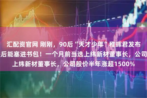 汇配资官网 刚刚，90后“天才少年”稚晖君发布人形机器人Q1，折叠后能塞进书包！一个月前当选上纬新材董事长，公司股价半年涨超1500%